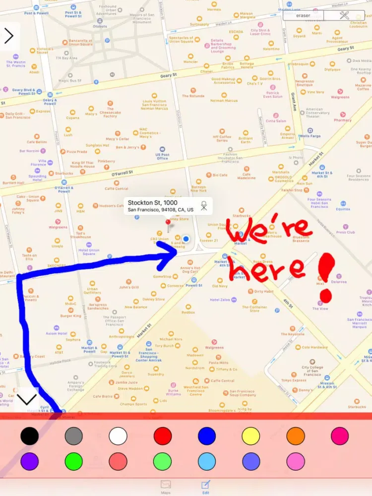 Capturas de pantalla de CustoMaps iPad 