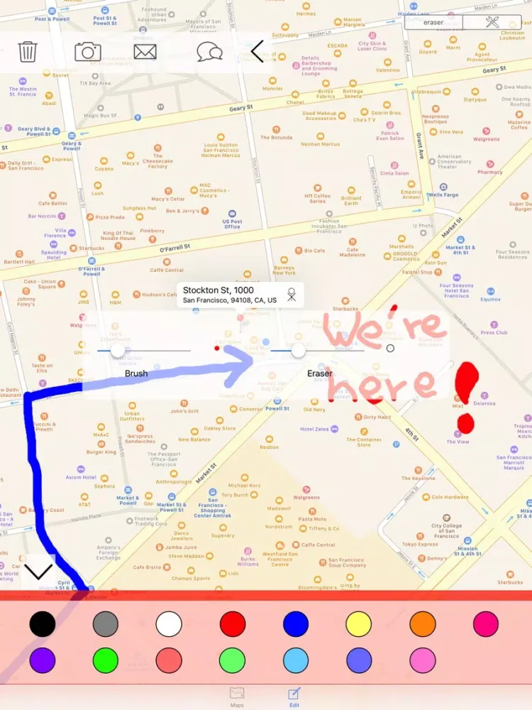 Capturas de pantalla de CustoMaps iPad 