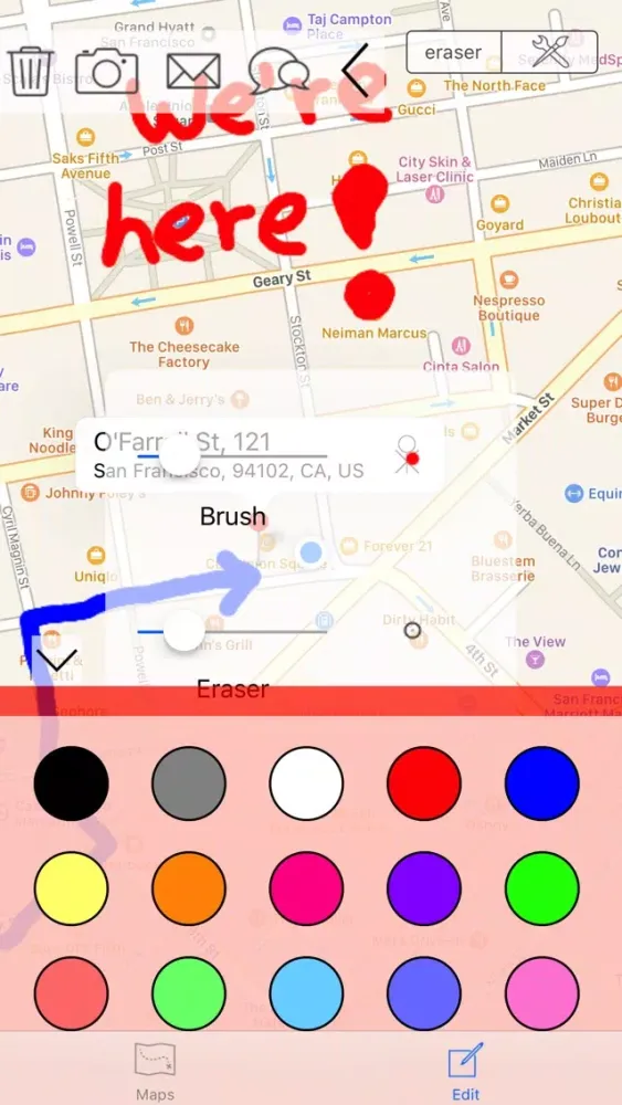 Capturas de pantalla de CustoMaps