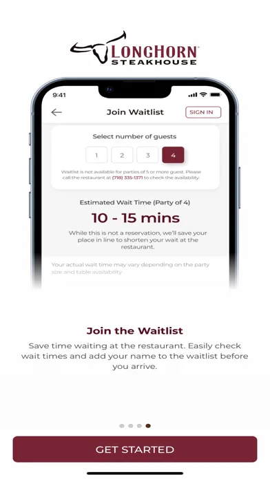 Скриншоты LongHorn Steakhouse®