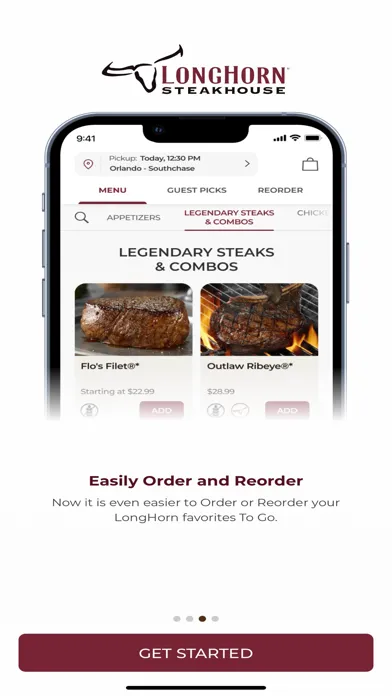 Скриншоты LongHorn Steakhouse®