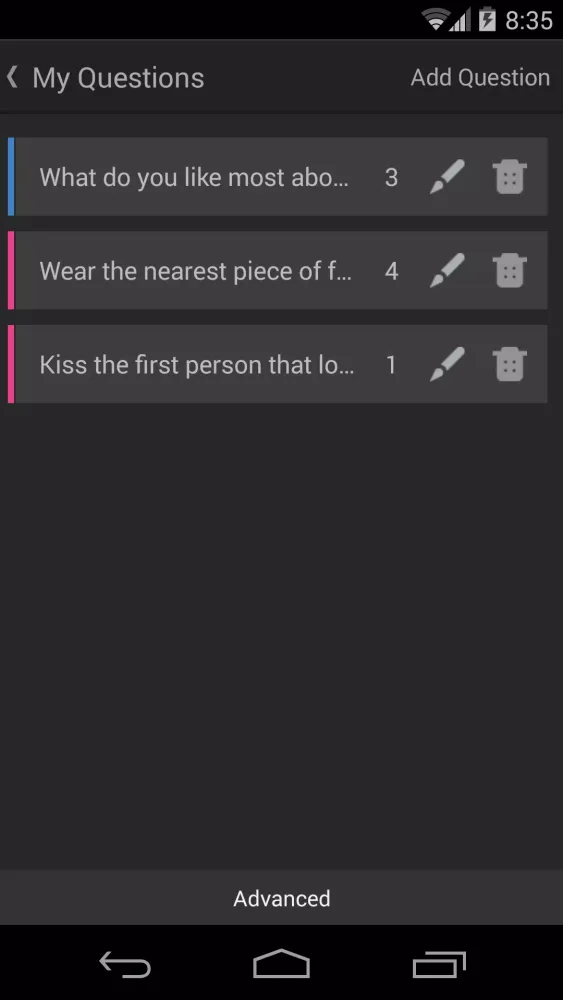 Truth or Dare Mobile Screenshots
