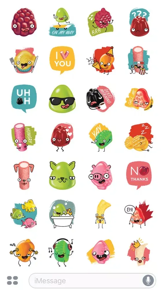 Capturas de pantalla de Dare Candy Co. Stickers
