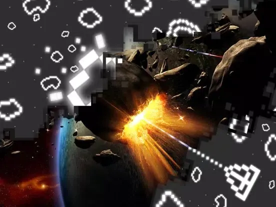 Pixel Asteroids iPad  স্ক্রিনশট