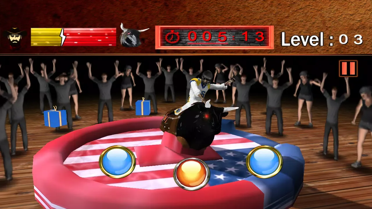Tangkapan layar Bull Riding Challenge 3