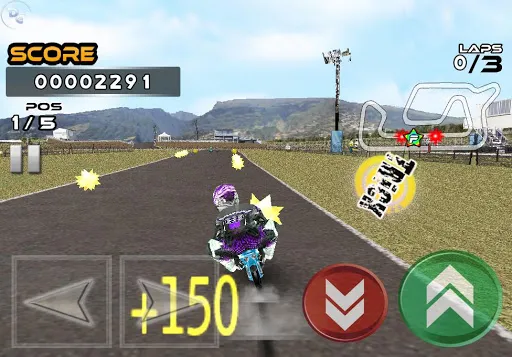 Capturas de tela do Pocket Bike Race