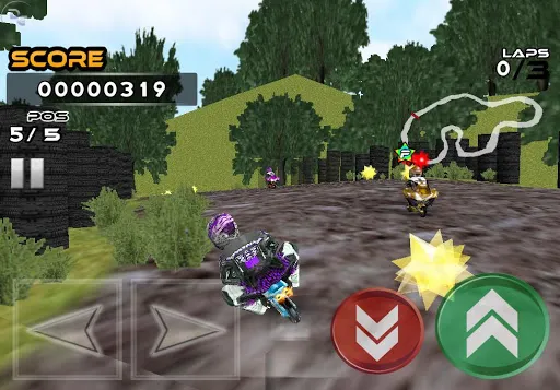 Capturas de tela do Pocket Bike Race