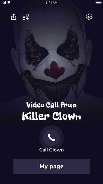 Screenshot di Video Call from Killer Clown
