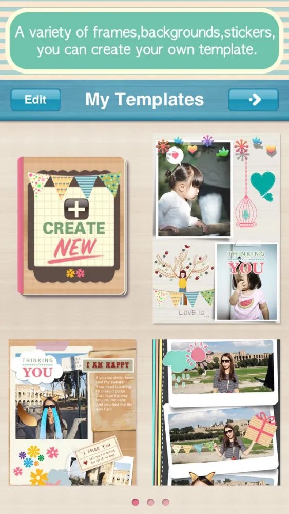 Скриншоты Photonia Photo Collage Editor - Create your story via amazing Pic Frames and unique Collages with Caption