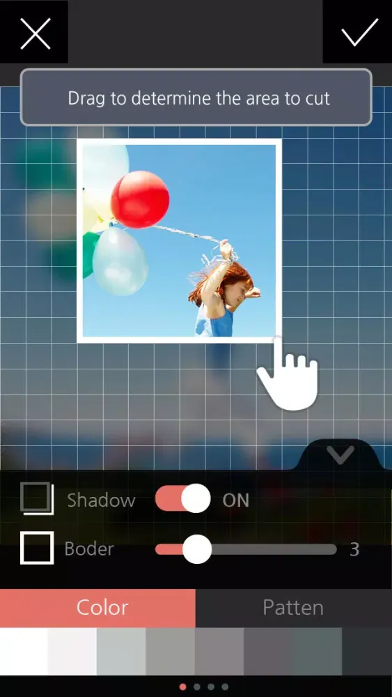 Tangkapan layar TapnSlice - Photo Collage Editor - Cut your photo into pieces to make great photo collage and pic frame