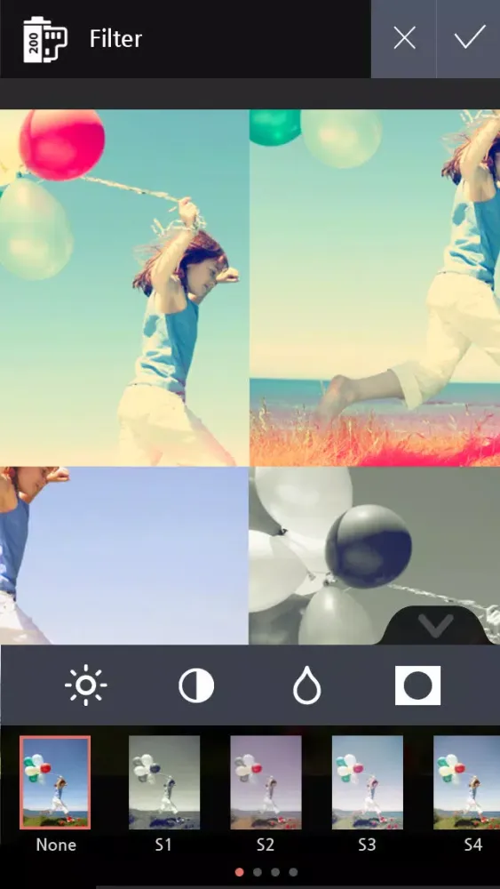 Tangkapan layar TapnSlice - Photo Collage Editor - Cut your photo into pieces to make great photo collage and pic frame