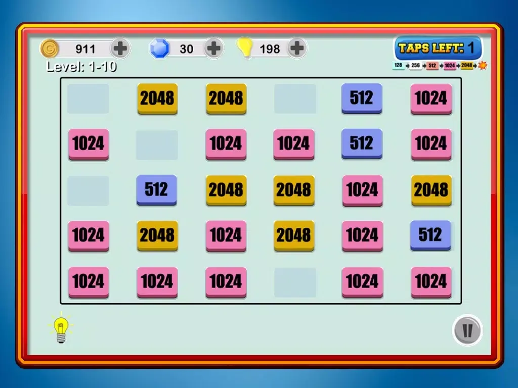 2048 > 1024 > 512 > 256 > 128 iPad 應用截圖