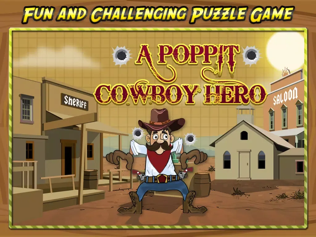 A Pop-pit Cowboy Hero Under Siege: Tap Face 2 Explode Bomb (A Free Puzzle Game) iPad  Ekran Görüntüleri