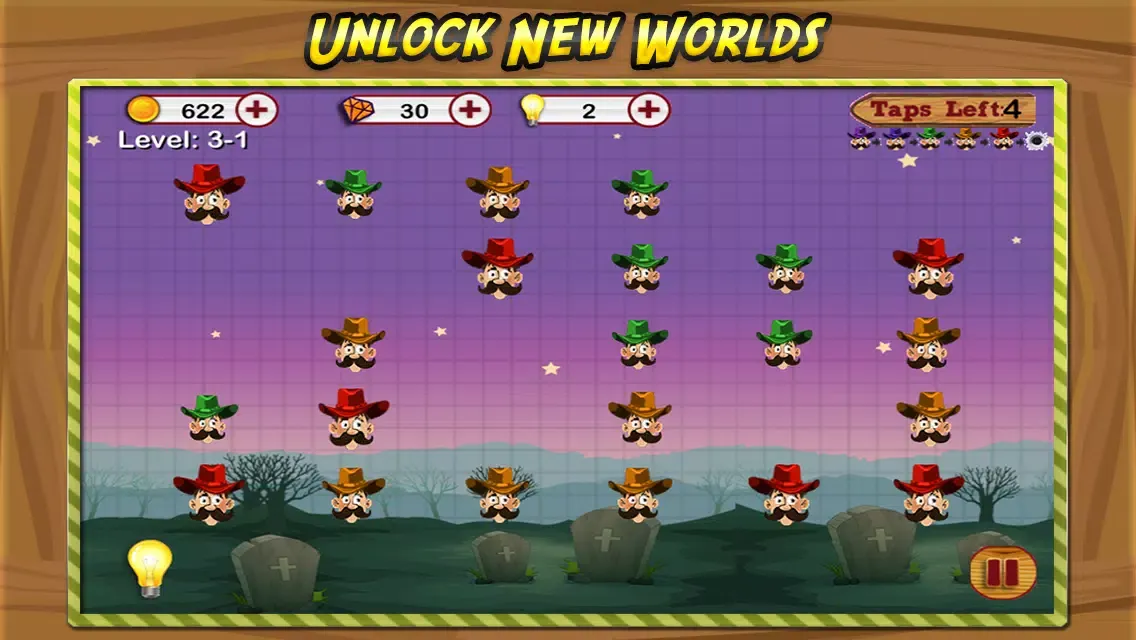 A Pop-pit Cowboy Hero Under Siege: Tap Face 2 Explode Bomb (A Free Puzzle Game) Ekran Görüntüleri