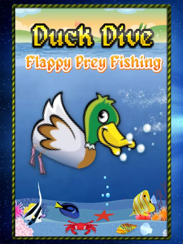 Скриншоты Duck Dive: Flappy Prey Bird Fishing iPad 