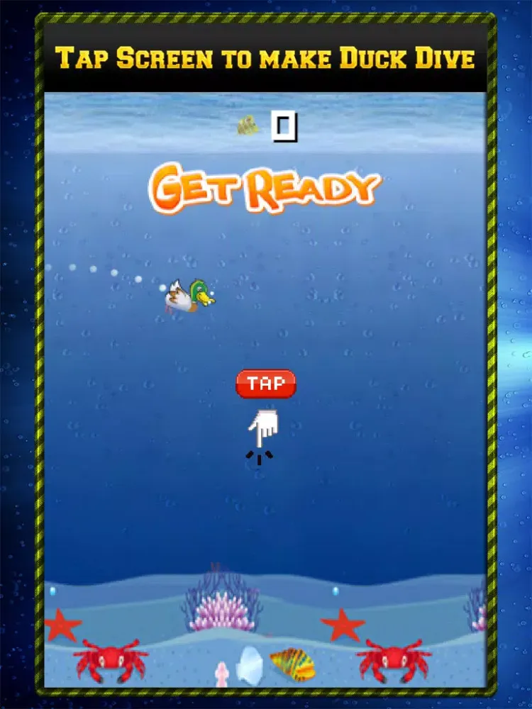 Скриншоты Duck Dive: Flappy Prey Bird Fishing iPad 
