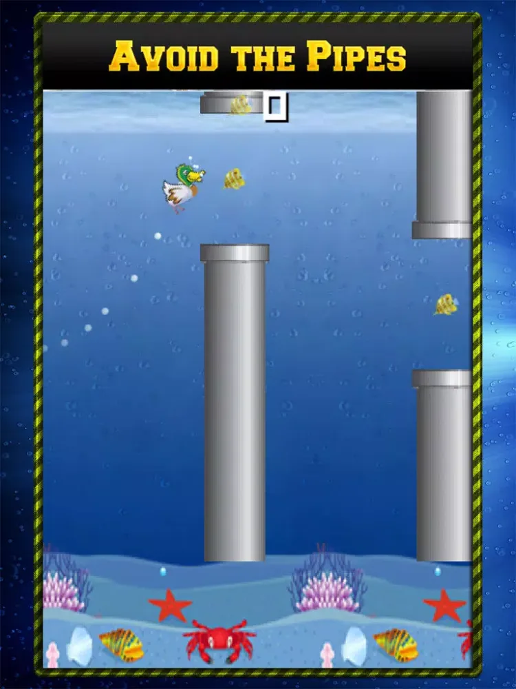 Скриншоты Duck Dive: Flappy Prey Bird Fishing iPad 