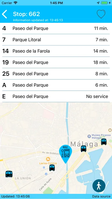 Málaga open data سکرین شاٹس