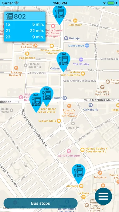 Málaga open data سکرین شاٹس