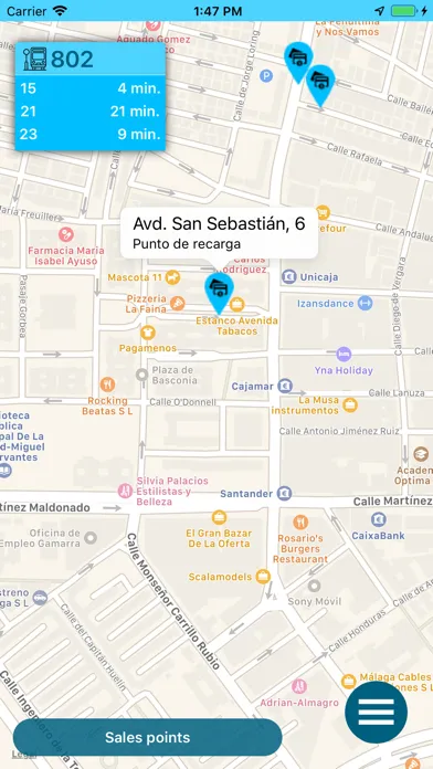 Málaga open data سکرین شاٹس