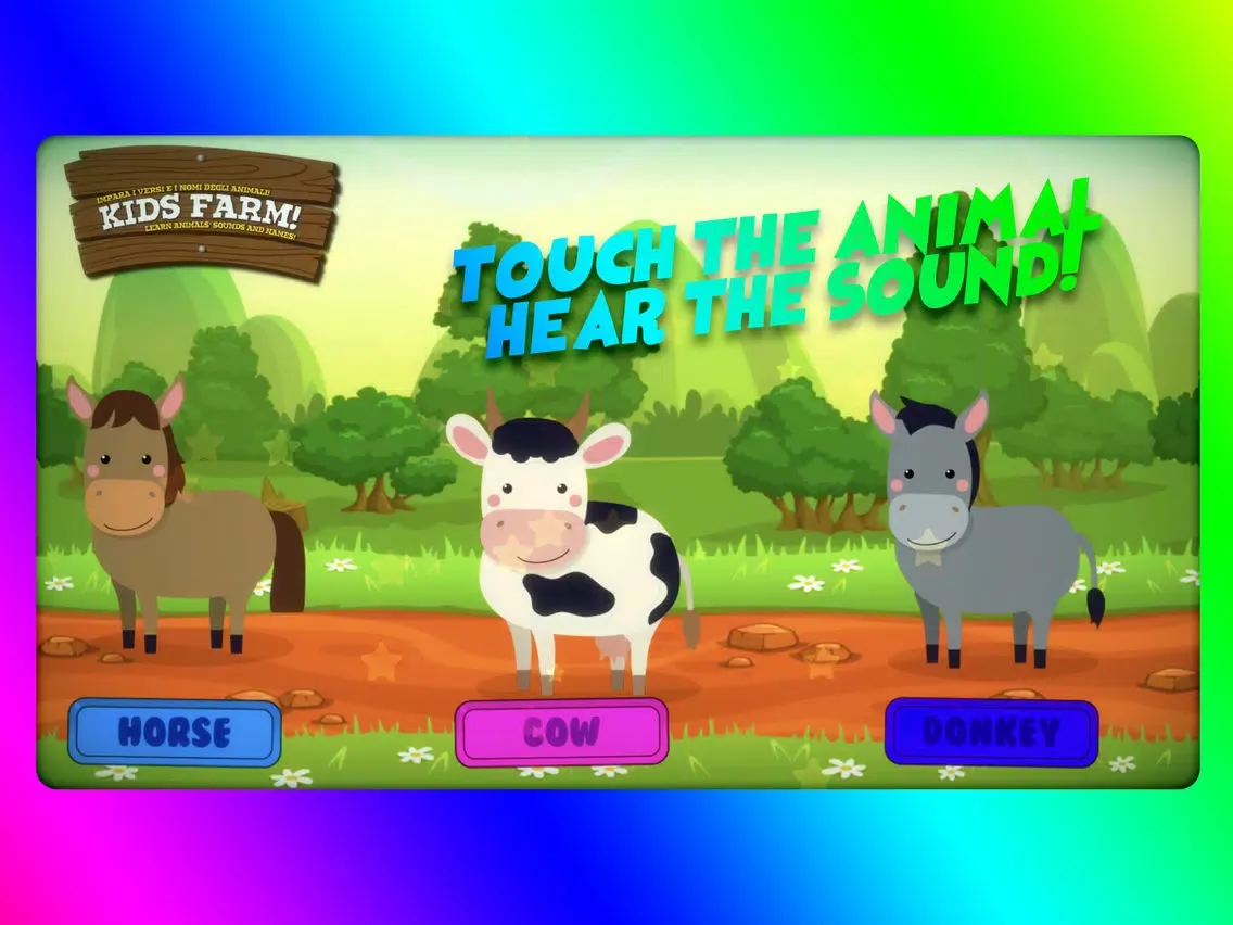 ภาพหน้าจอของ Kids Farm! iPad 