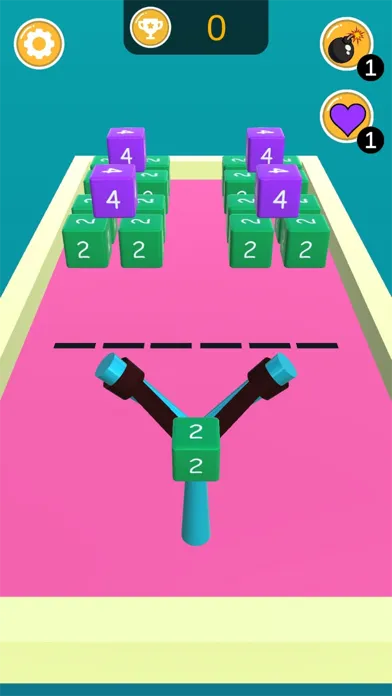 Tangkapan skrin Slingshot 2048