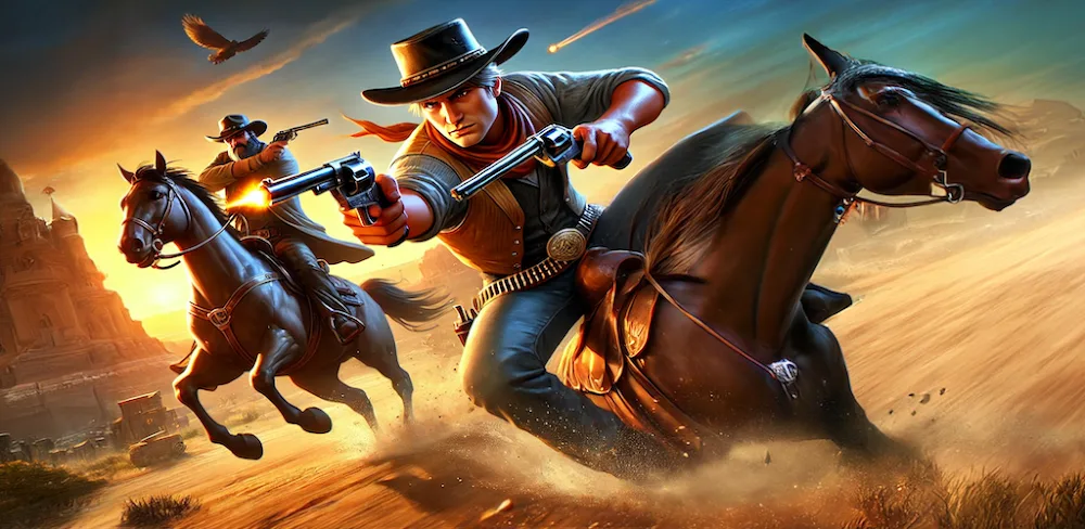 Cowboy Survival Horse Shooting