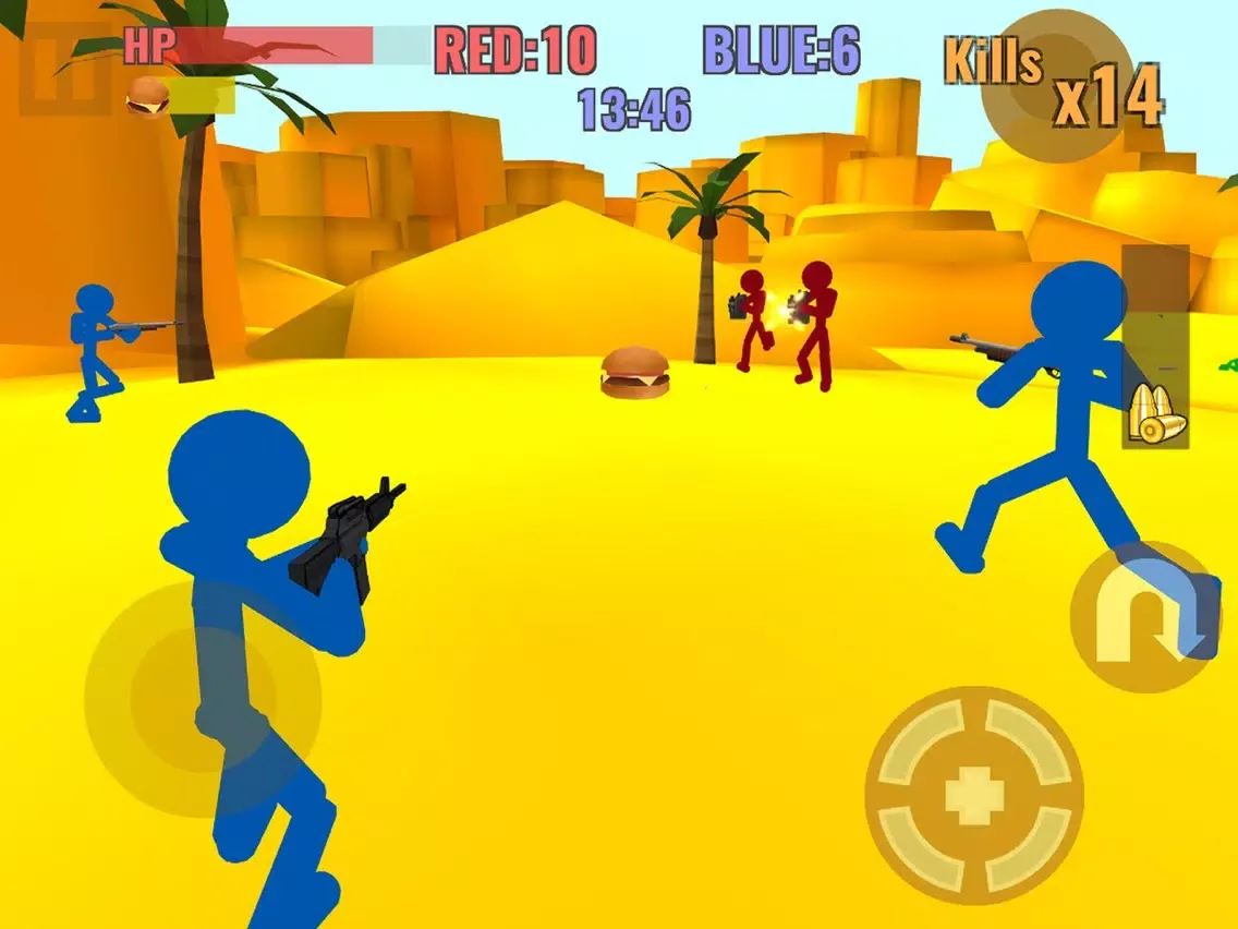 Stickman Counter Zombie Strike iPad 应用截图