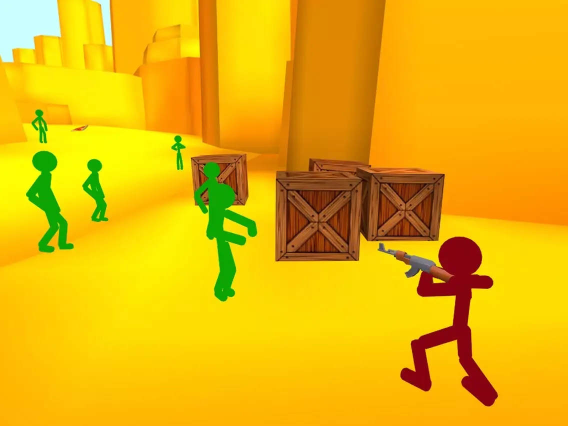 Stickman Counter Zombie Strike iPad 应用截图