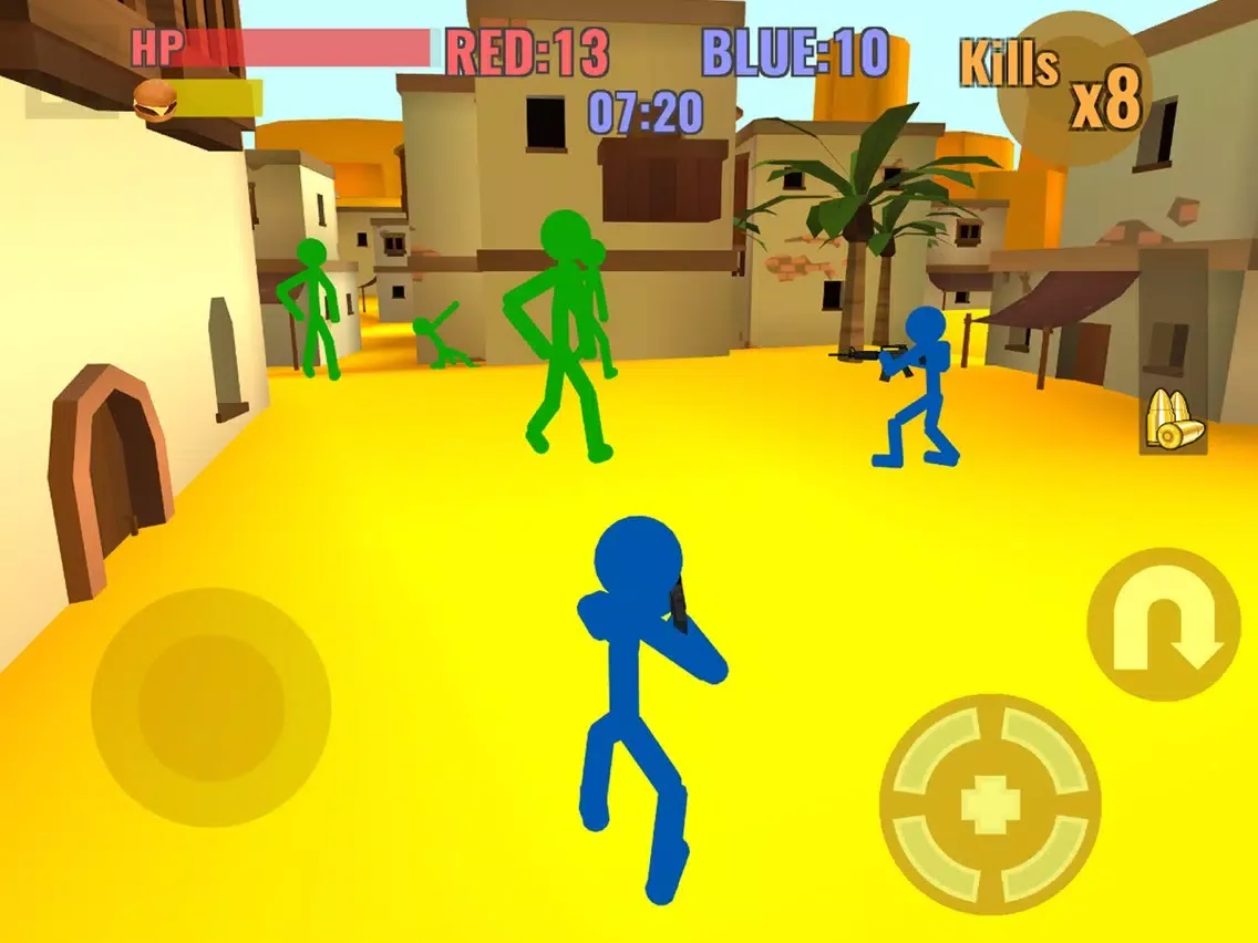 Stickman Counter Zombie Strike iPad 应用截图