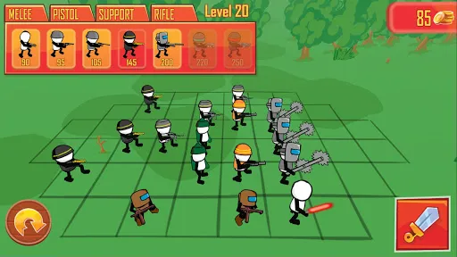 Zrzuty ekranu Stickman Gun Battle Simulator