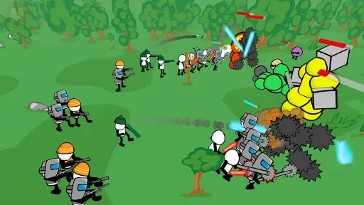 Zrzuty ekranu Stickman Gun Battle Simulator