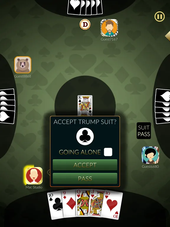 Euchre Ultimate iPad 應用截圖