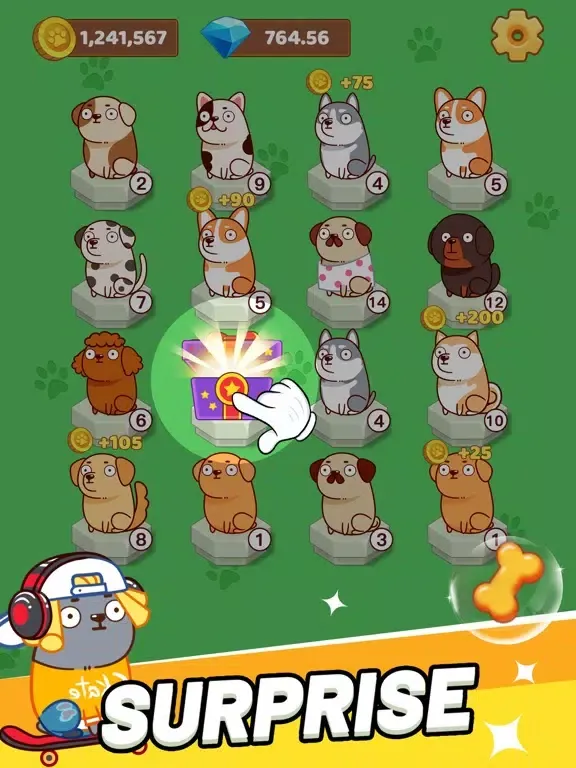 Puppy Paradise-Addictive Merge iPad  Screenshots