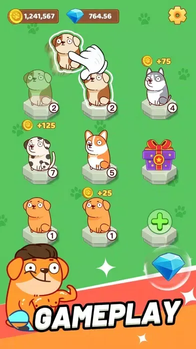 Puppy Paradise-Addictive Merge Screenshots