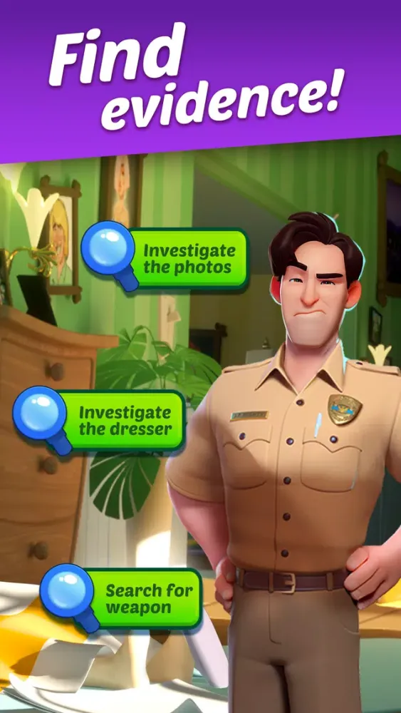Capturas de tela do Small Town Murders: Match 3