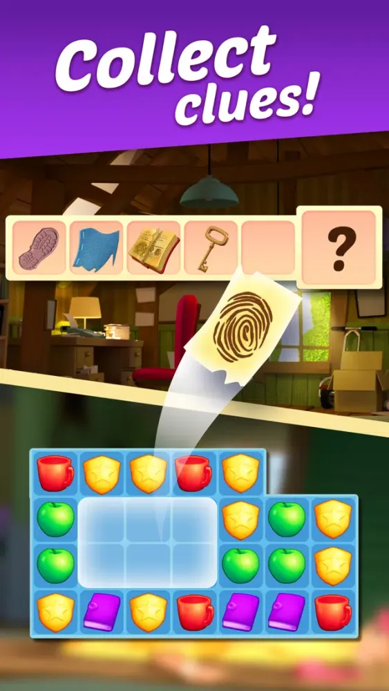 Capturas de tela do Small Town Murders: Match 3