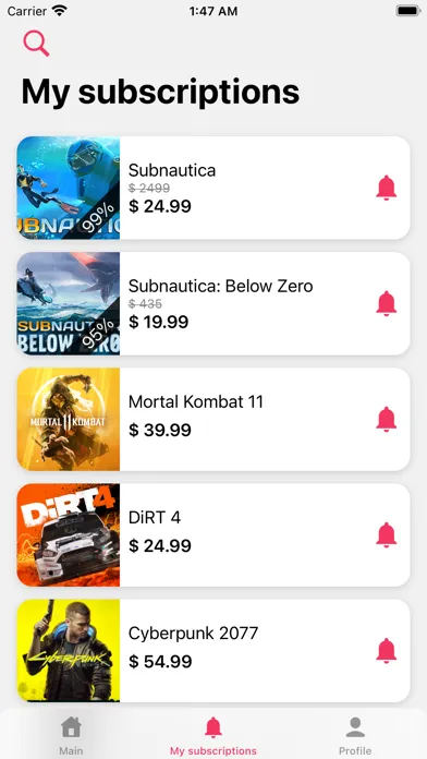 Captures d'écran de Applook - Discount Monitoring
