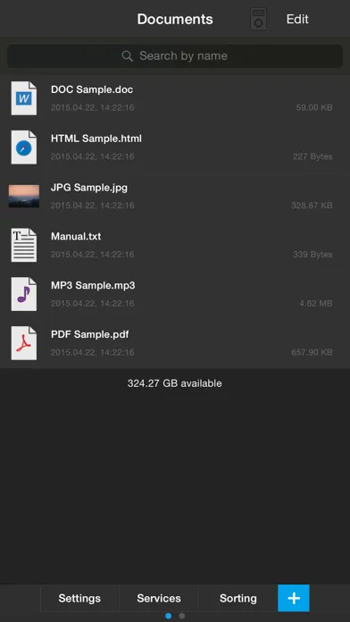 Скриншоты iFile