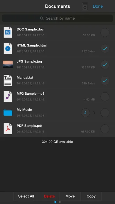 Скриншоты iFile