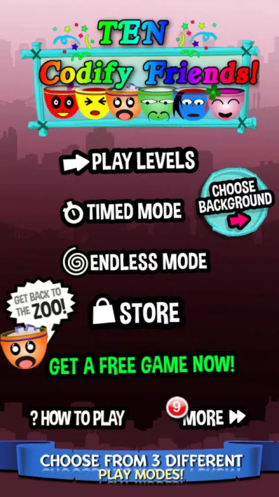 Capturas de pantalla de Ten Codify Friends - Three Puzzle Game Free
