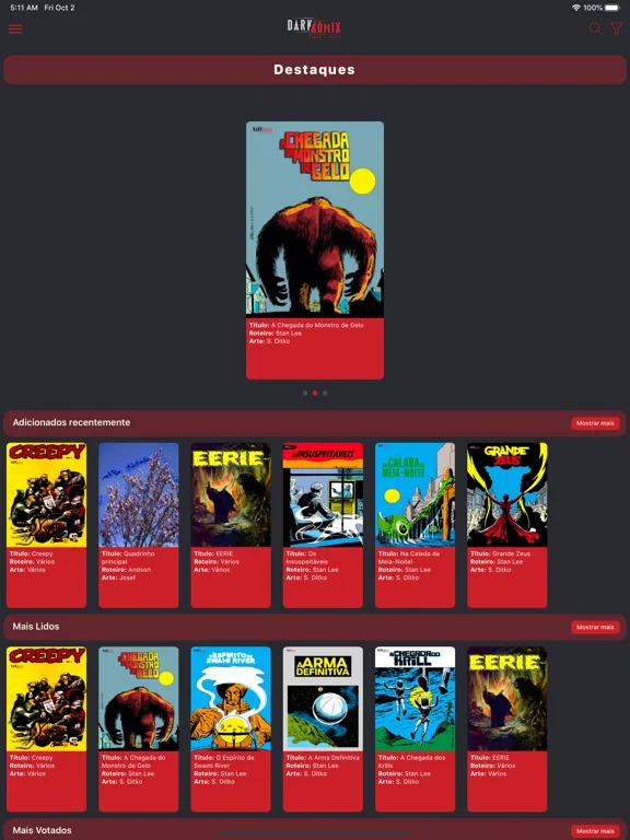 Darkomix iPad  স্ক্রিনশট