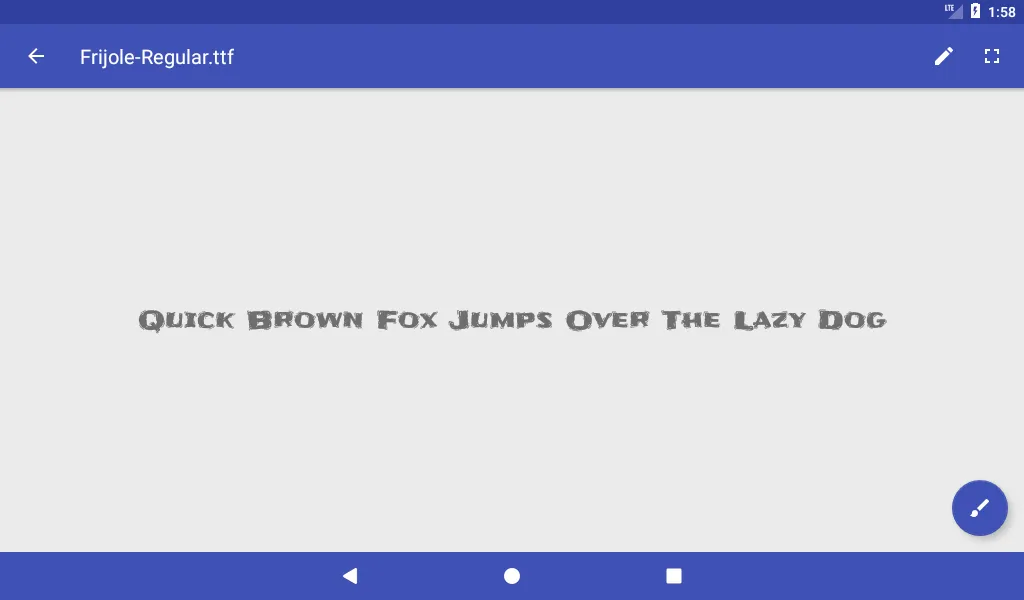 Tangkapan skrin Font Viewer Plus