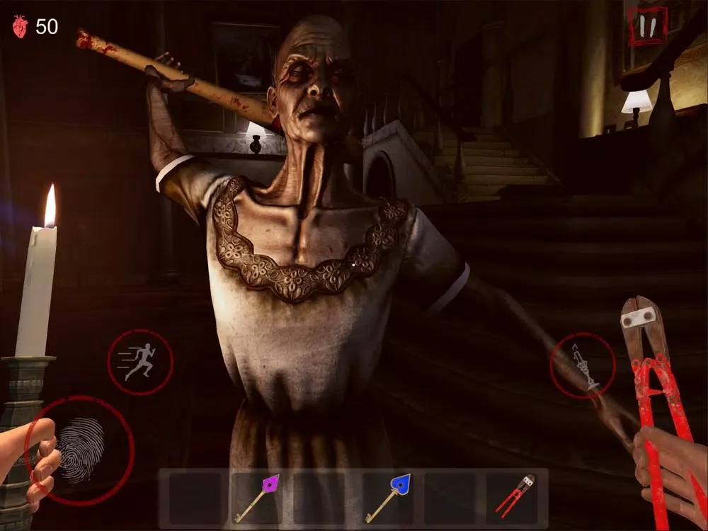 GRANDMOTHER - SCARY MANOR iPad 应用截图