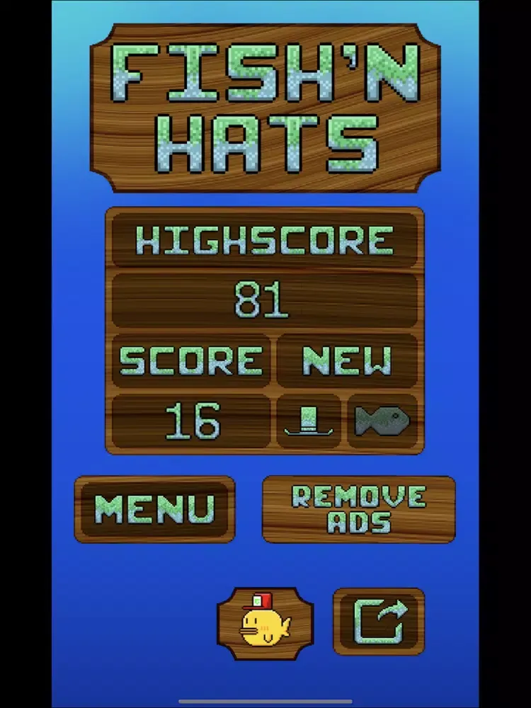 Ảnh chụp màn hình của Fish 'N Hats iPad 
