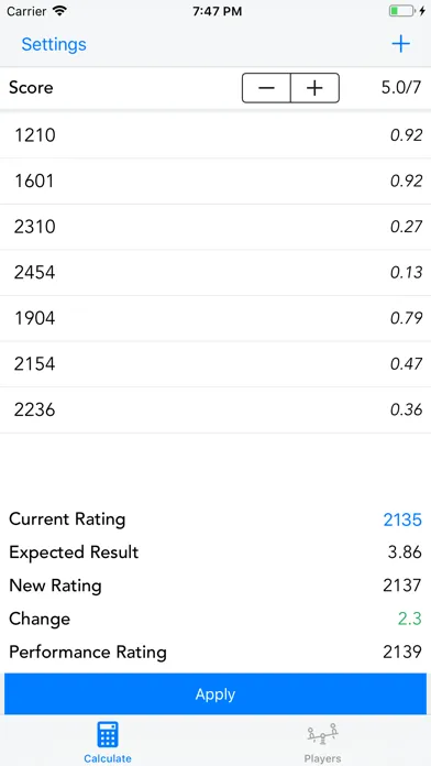 Elo Calculator - Rating Calc應用截圖