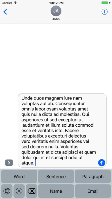 Lorem Ipsum Generator Keyboard Ekran Görüntüleri