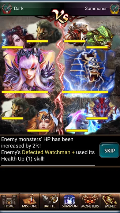 Dark Summoner سکرین شاٹس