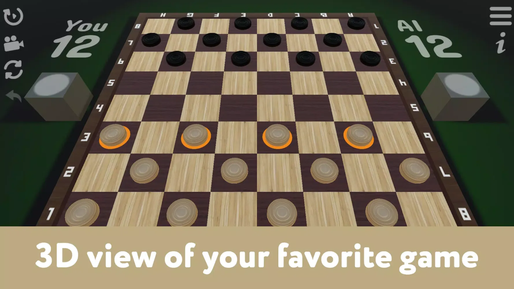 ภาพหน้าจอของ Checkers