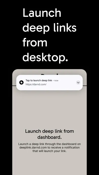 Capturas de pantalla de Darnd Deeplink